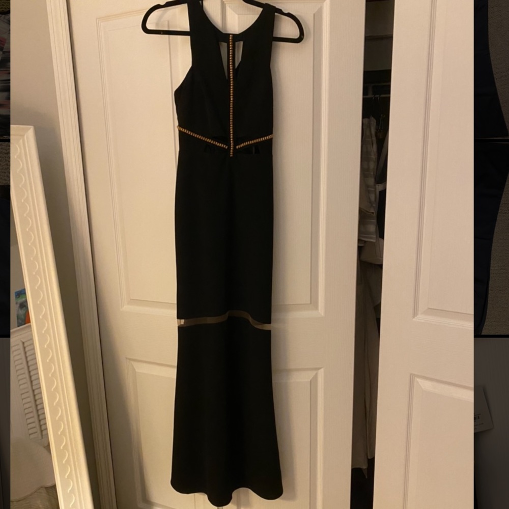 Long Black Lumiér Dress